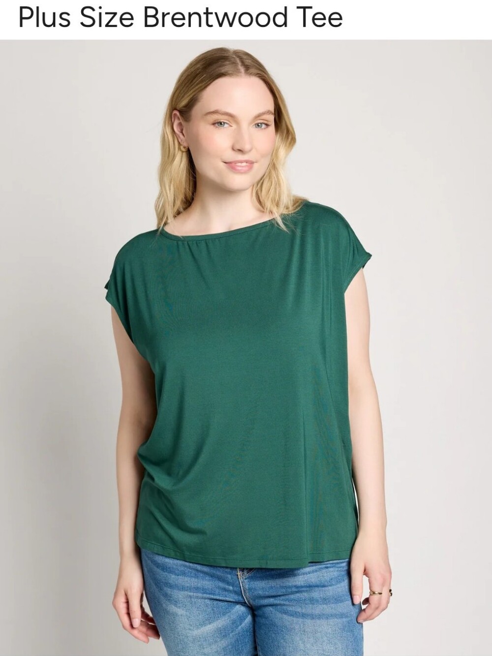 78&SUNNY Brentwood Boat Neck Top- 3X(22W-24W)
